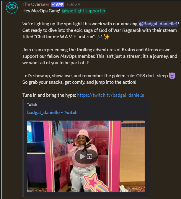 Spotlight announcement